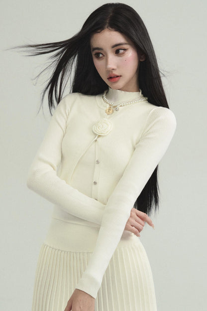 French Knitted Three-piece Set