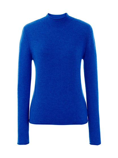100% Cashmere Round Neck Knit Sweater