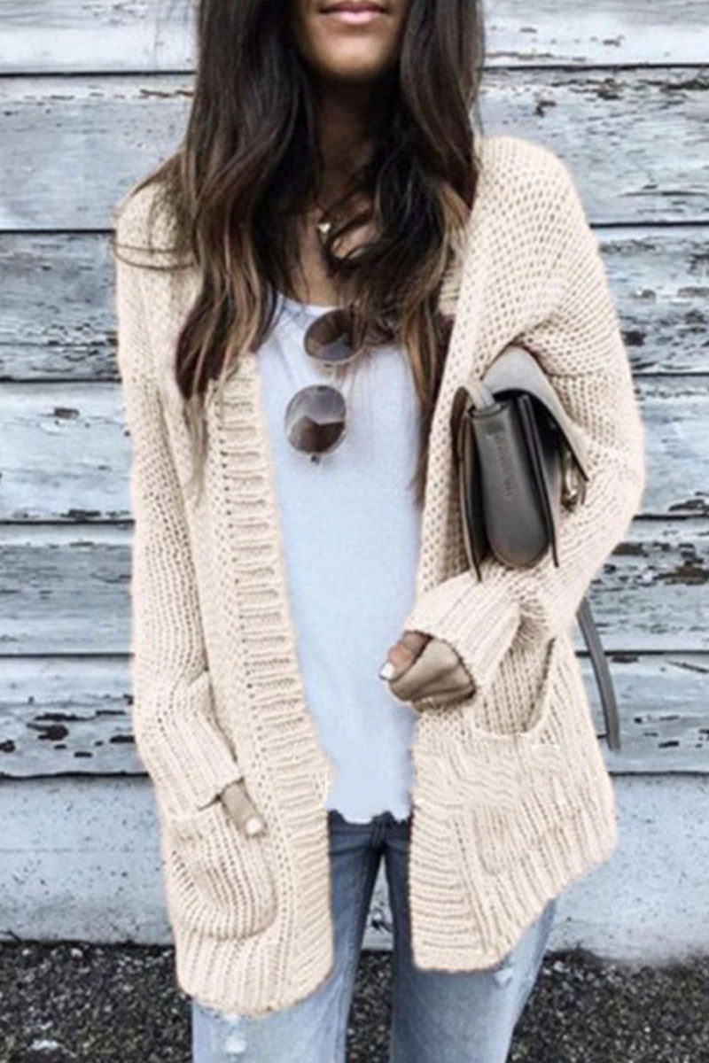 Cardigan Conventional Collar Sweaters (5 Colors)