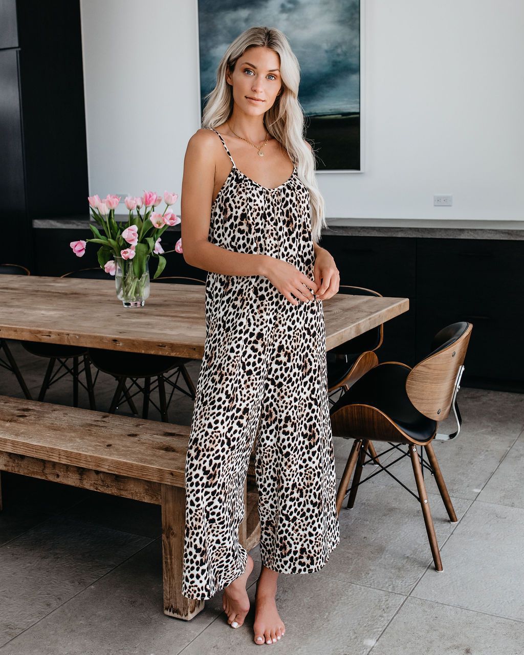 Suspenders Wide Leg Jumpsuit