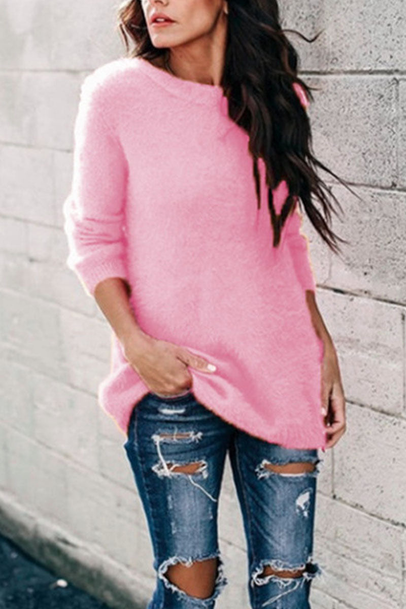 Street O Neck Sweaters(12 Colors)