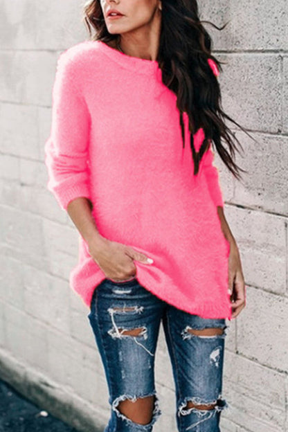 Street O Neck Sweaters(12 Colors)