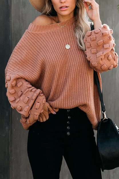 Street Patchwork O Neck Sweaters(3 Colors)