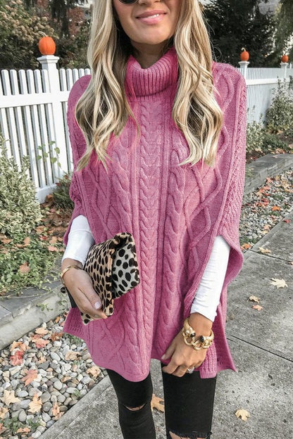 Street Loose Color Turtleneck Sweaters(7 Colors)