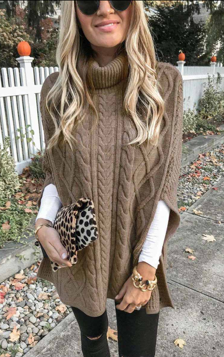 Pullovers Turtleneck Sweaters(7 Colors)