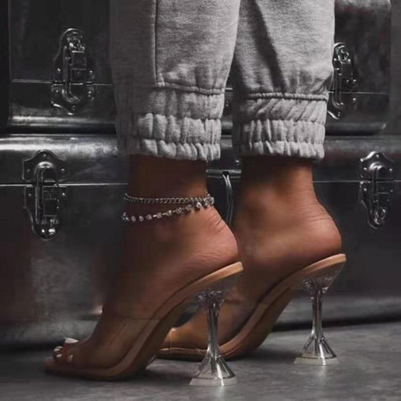 Patchwork Fish Mouth Shoes