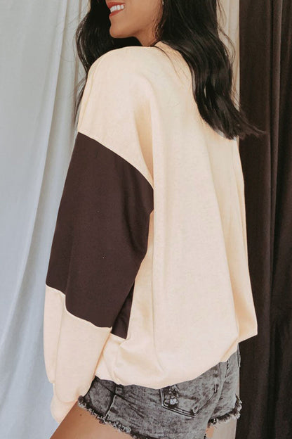 Patchwork O Neck T-shirts