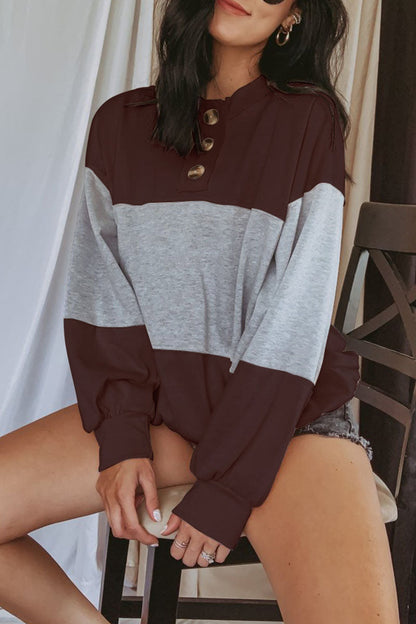 Patchwork O Neck T-shirts