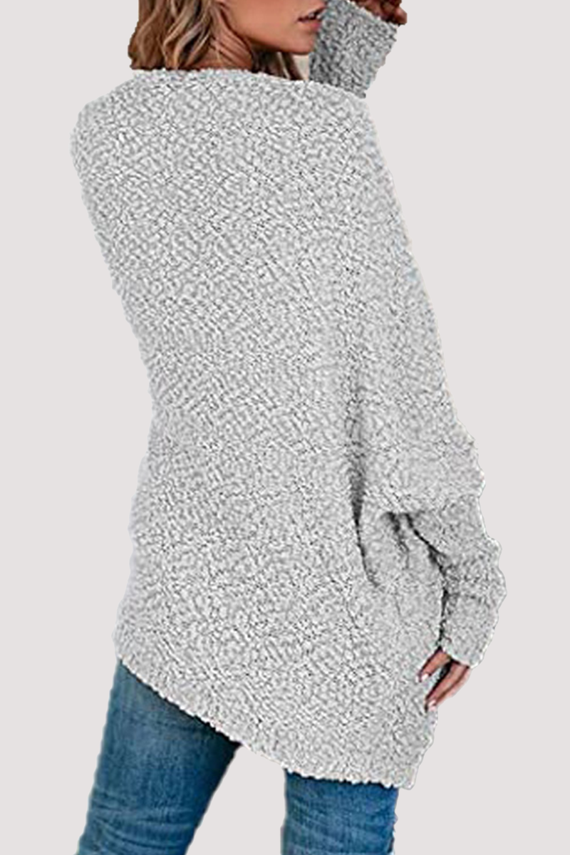 Pocket V Neck Tops Sweater(8 Colors)