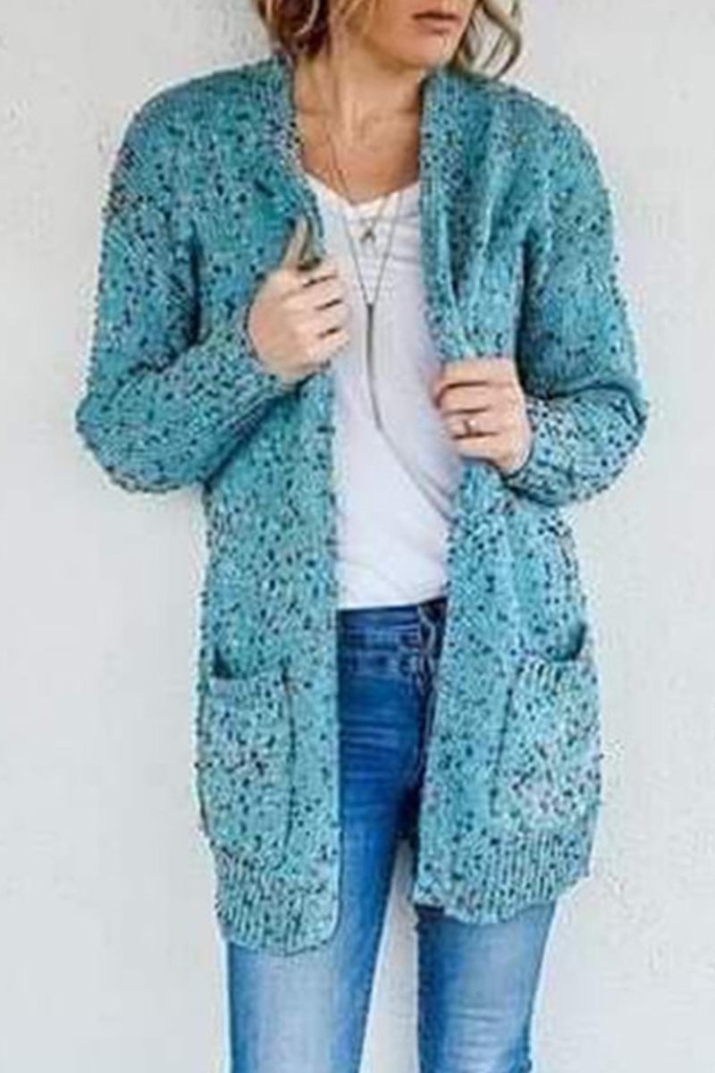 Patchwork Pocket Tops Sweater(7 Colors)