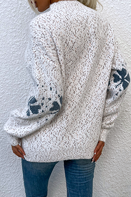 Snowflakes Basic Half a Turtleneck Sweaters(5 Colors)