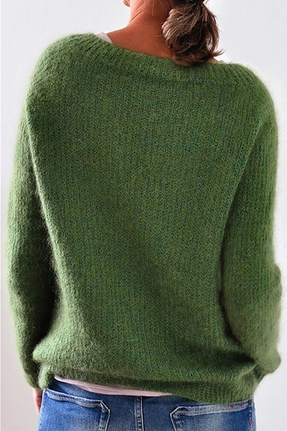Basic O Neck Tops Sweater(6 Colors)