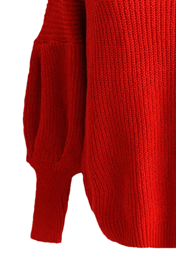 Patchwork Turtleneck Sweater(3 Colors)