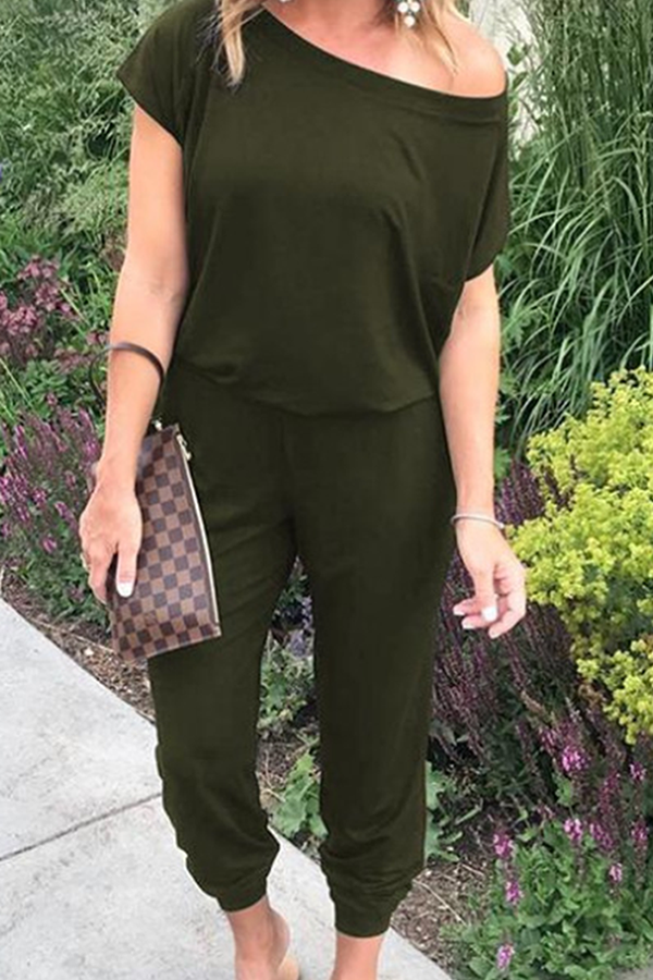 Street V Neck Boot Cut Jumpsuits(6 Colors)