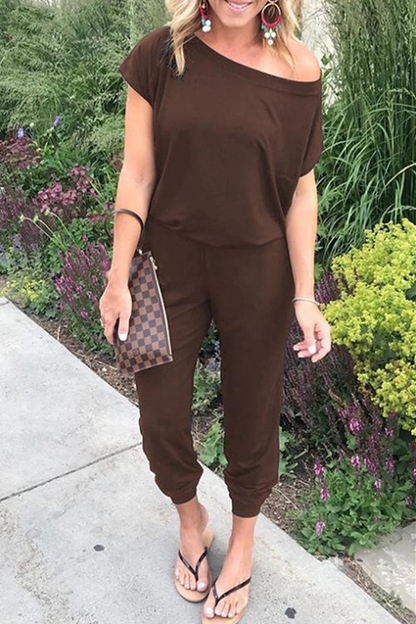 Street V Neck Boot Cut Jumpsuits(6 Colors)