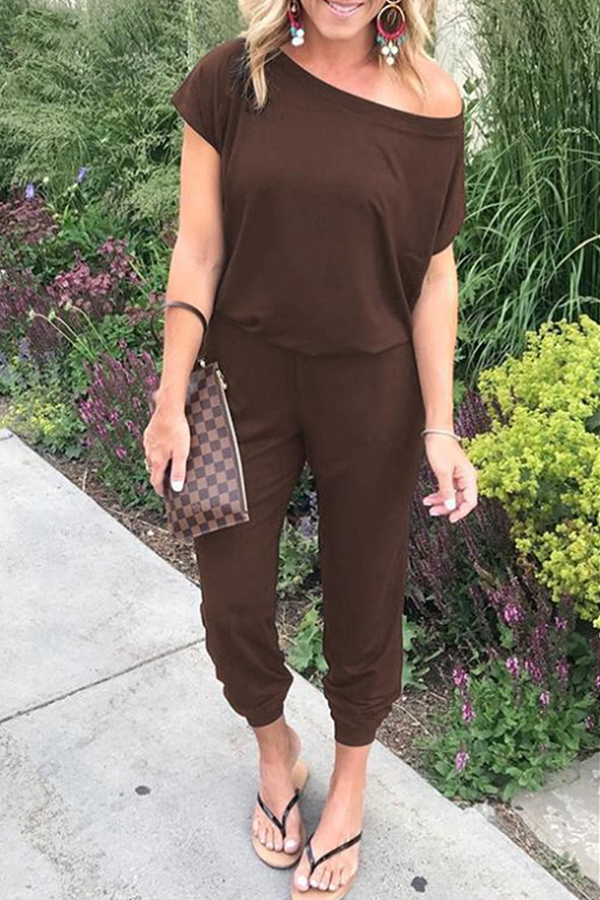 Street V Neck Boot Cut Jumpsuits(6 Colors)