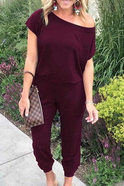 Street V Neck Boot Cut Jumpsuits(6 Colors)