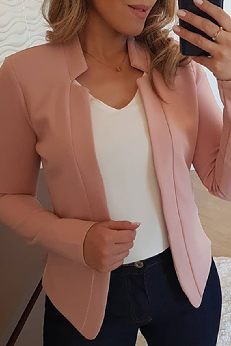 Patchwork Cardigan Collar Outerwear(6 Colors)