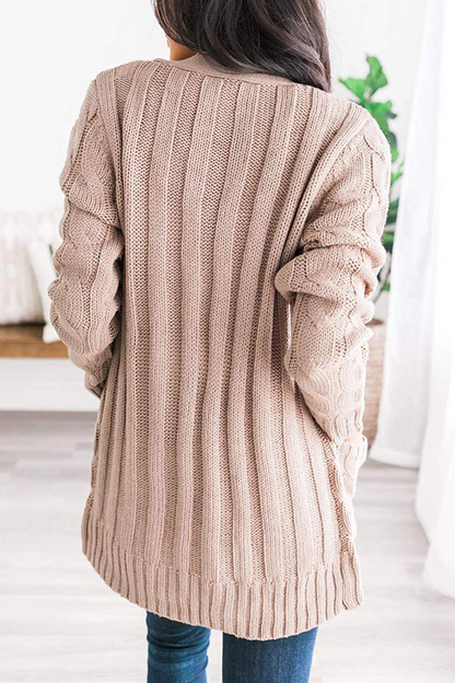 Split Joint Buckle Cardigan Collar Tops(5 Colors)