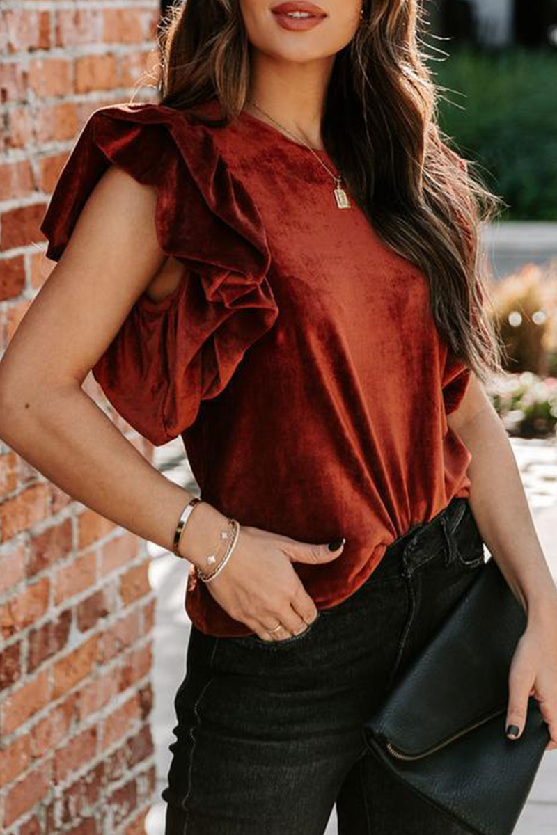 Patchwork O Neck T-shirts