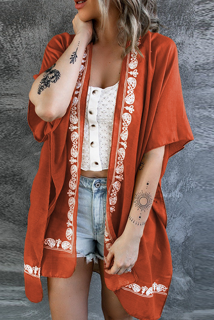 Patchwork Lace Cardigan Collar Tops(4 Colors)