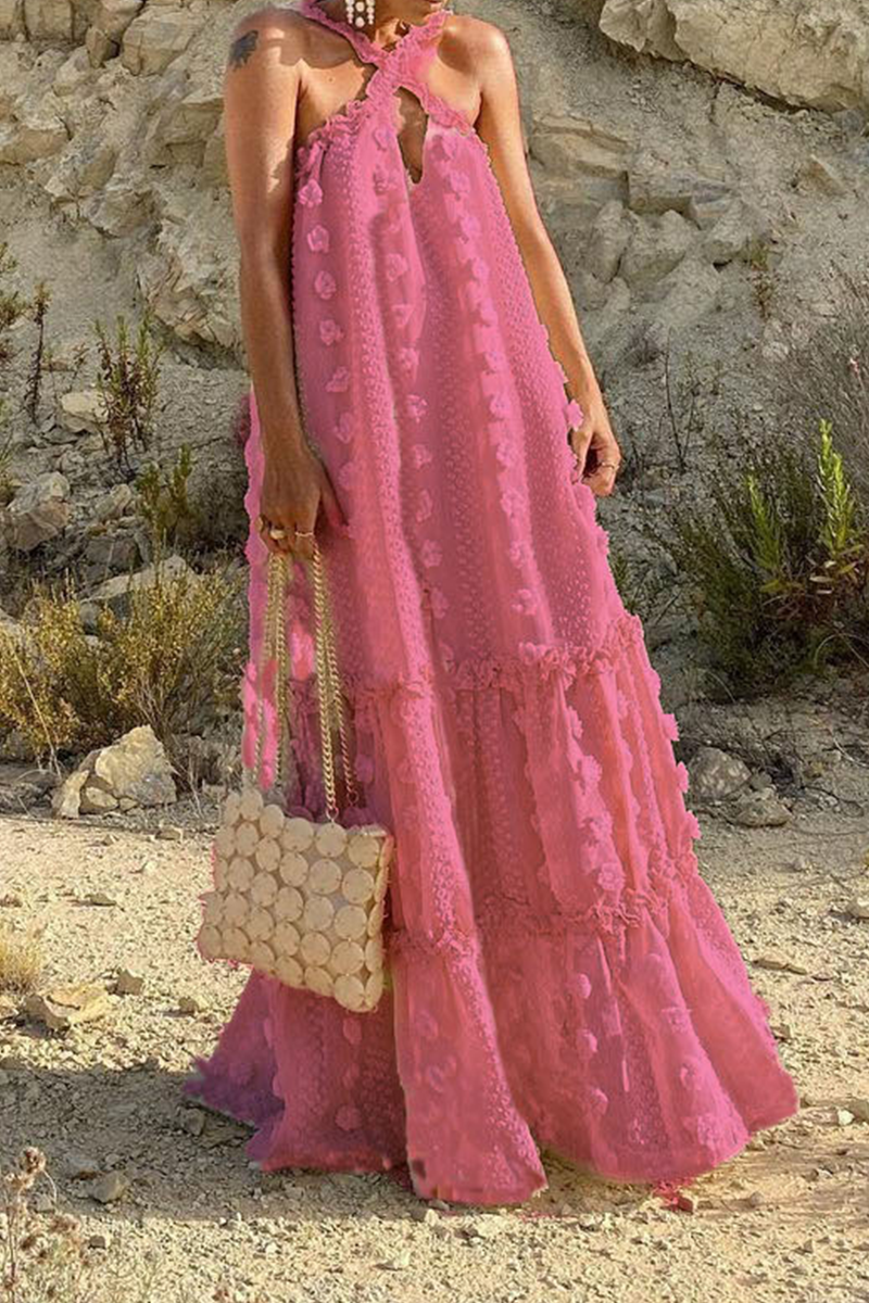 Halter Cake Skirt Dresses(6 Colors)