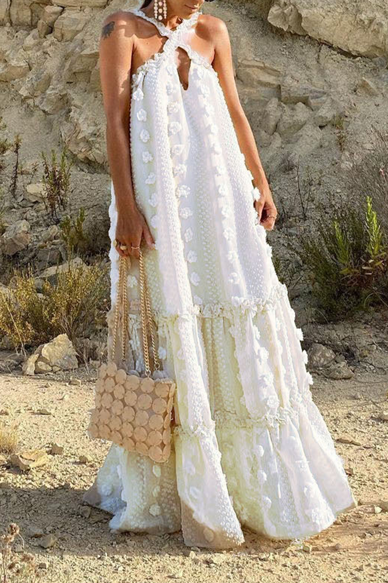 Halter Cake Skirt Dresses(6 Colors)