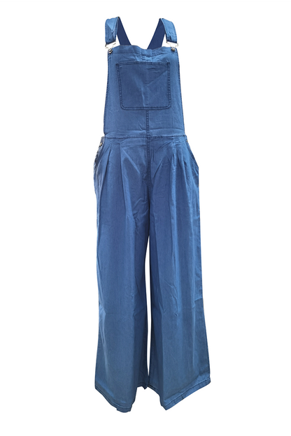 Pocket Fold Strapless Jumpsuits