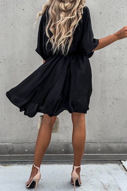 V Neck Cake Skirt Dresses