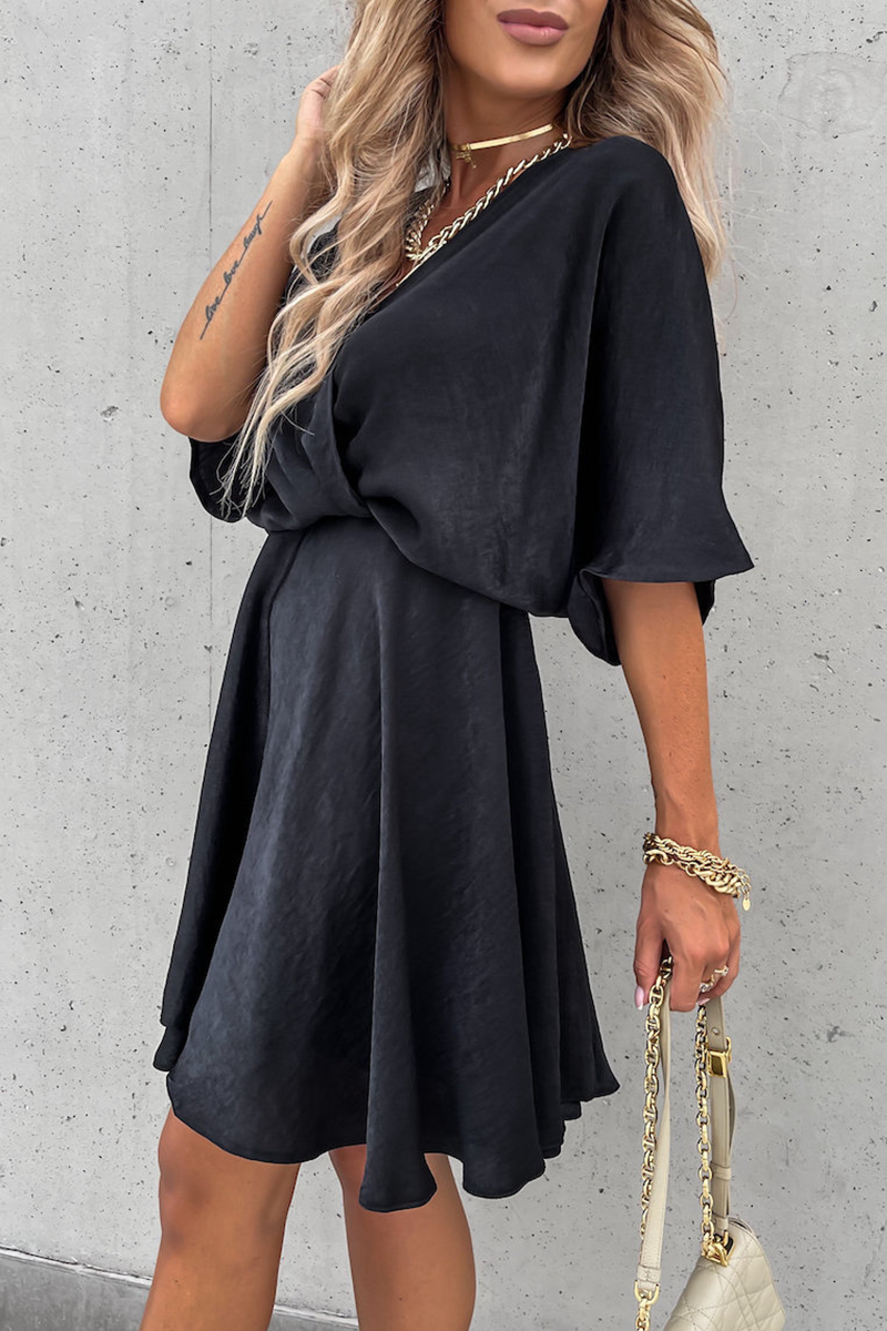 V Neck Cake Skirt Dresses