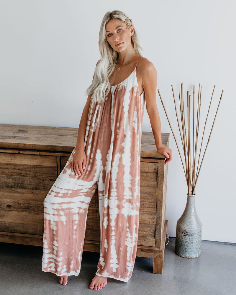 Suspenders Wide Leg Jumpsuit