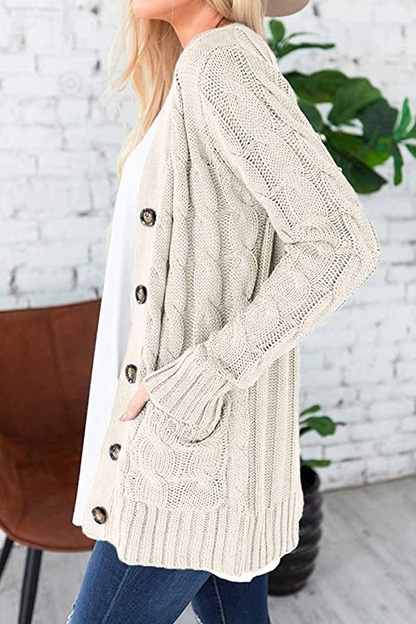 Split Joint Cardigan Collar Tops(8 Colors)