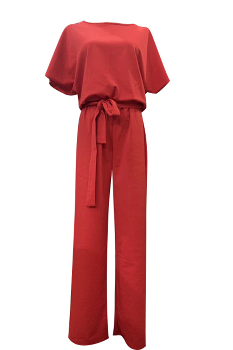 Frenulum O Neck Loose Jumpsuits(7 Colors)