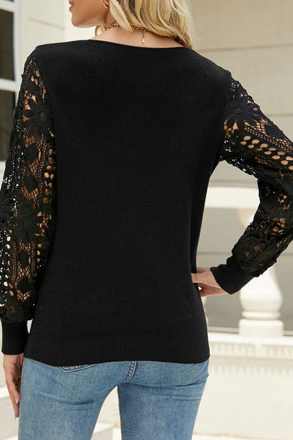 Hollowed Out V Neck Sweaters(5 Colors)