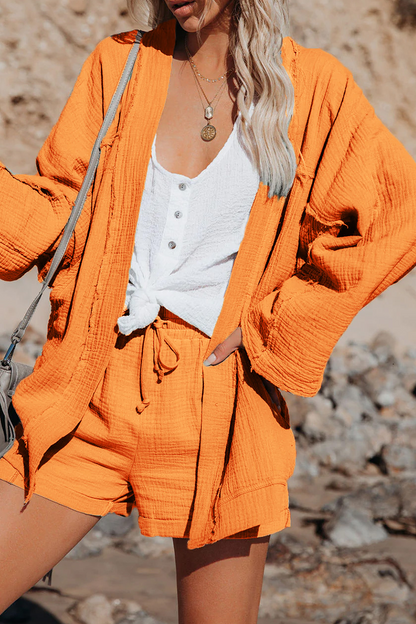 Patchwork Cardigan Collar Blouses(4 Colors)