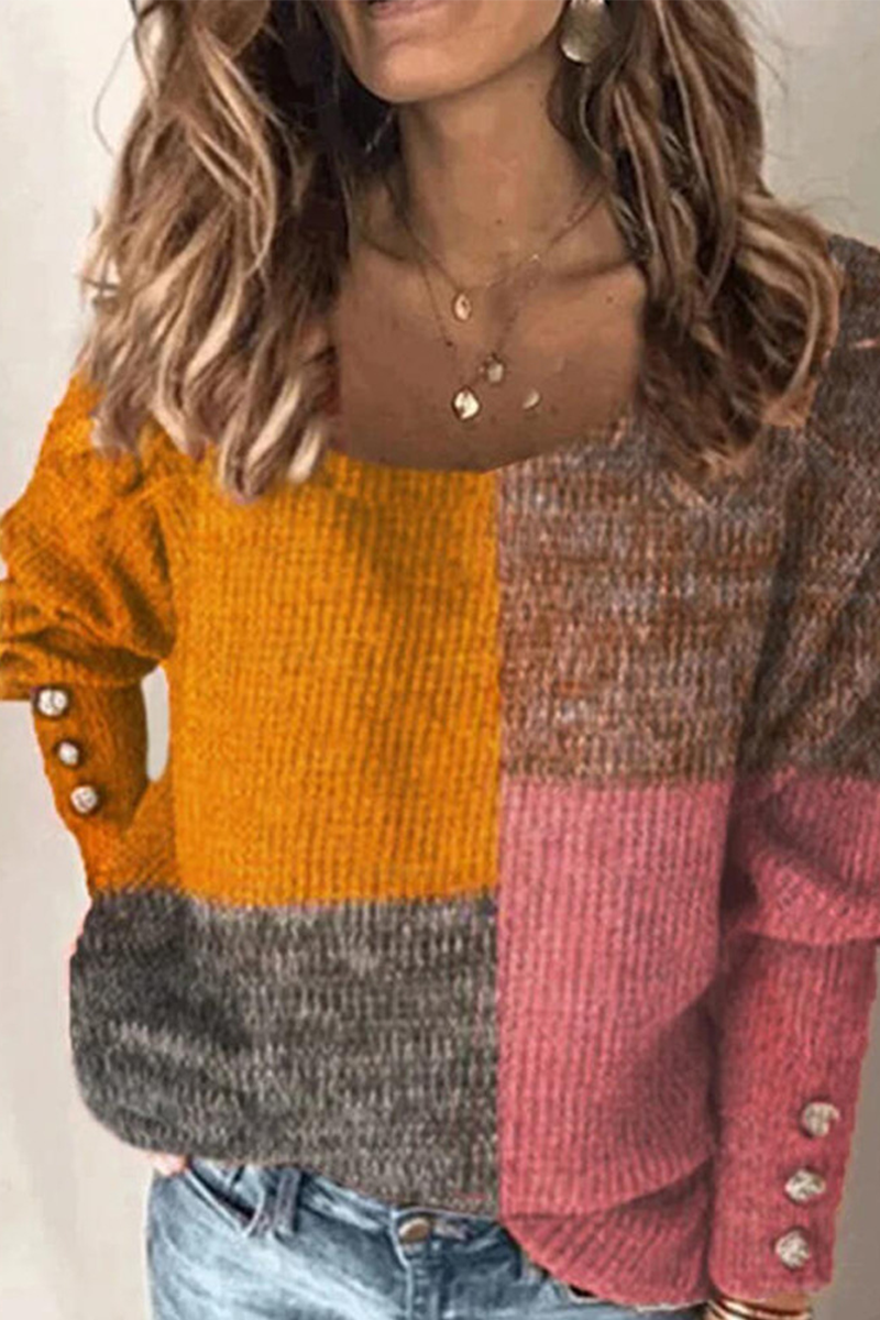 Buckle O Neck Sweaters(3 Colors)