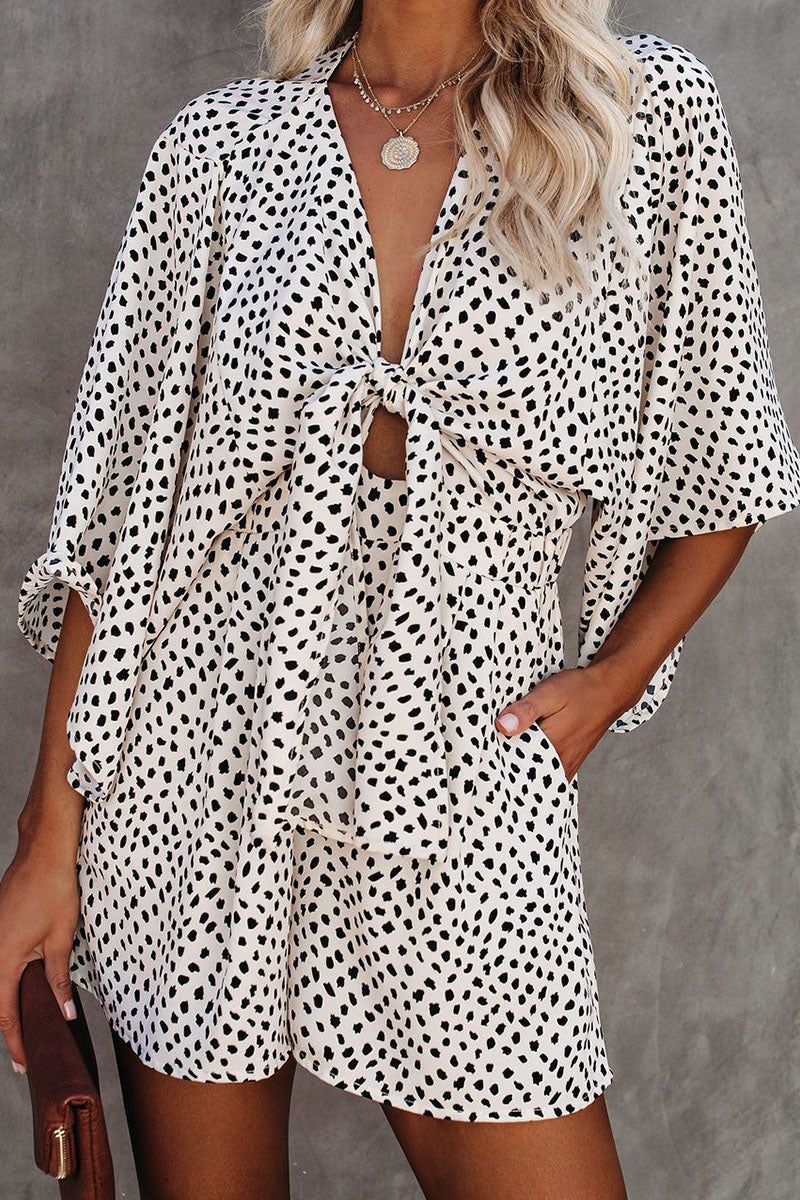 Striped Print Strap Design V Neck Loose Jumpsuits(6 Colors)