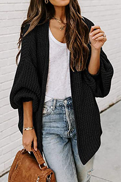 Color V Neck Sweater Cardigans(6 Colors)