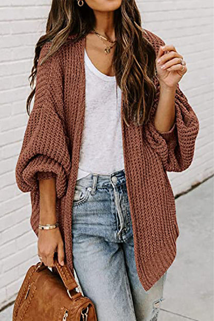 Color V Neck Sweater Cardigans(6 Colors)