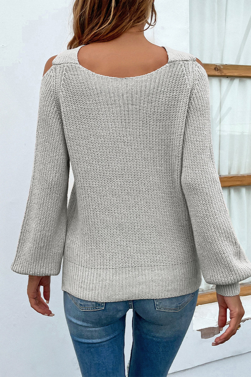 Color Halter Sweaters(4 Colors)