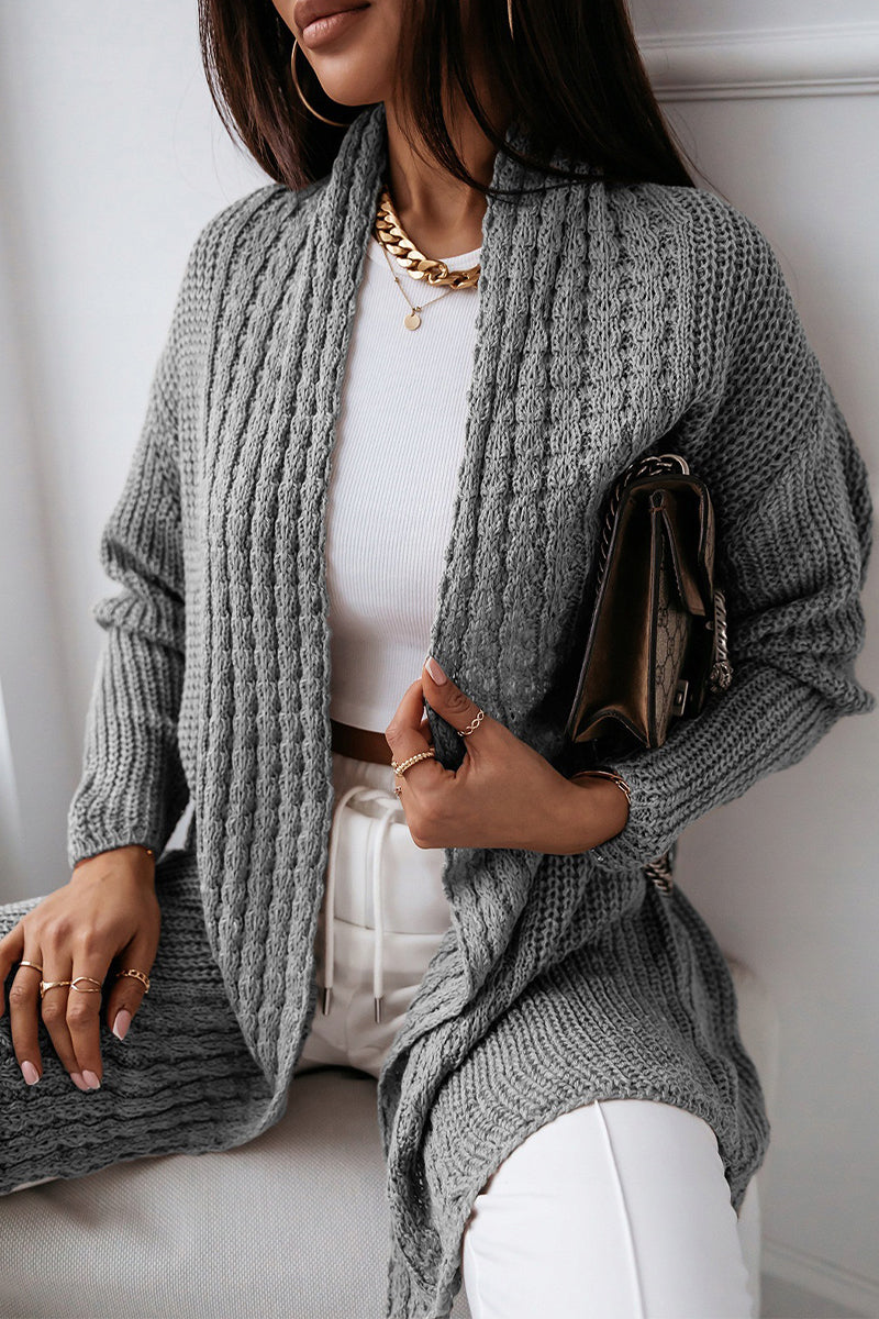 Patchwork V Neck Cardigans(5 Colors)