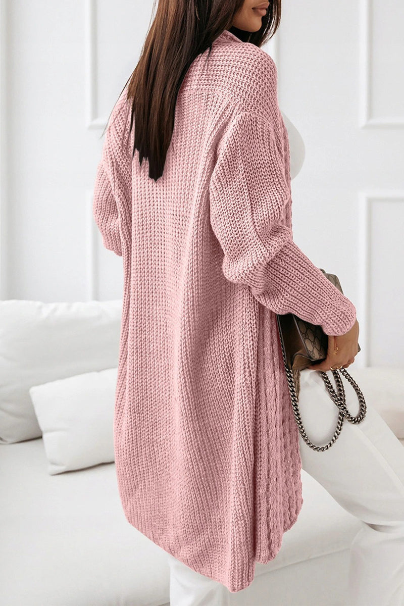 Patchwork V Neck Cardigans(5 Colors)