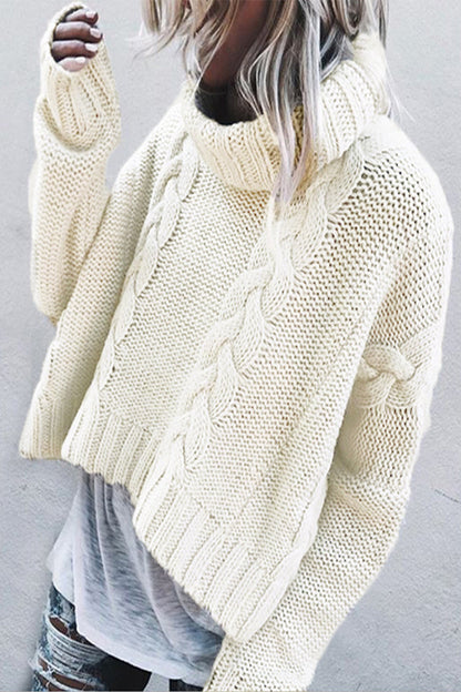 Pullovers Scarf Collar Sweaters(3 Colors)