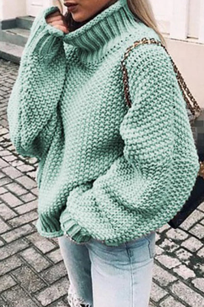 Patchwork Turtleneck Sweaters(14 Colors)