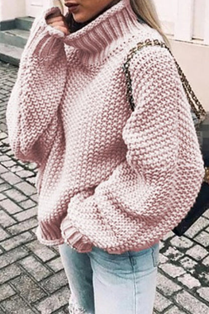 Patchwork Turtleneck Sweaters(14 Colors)