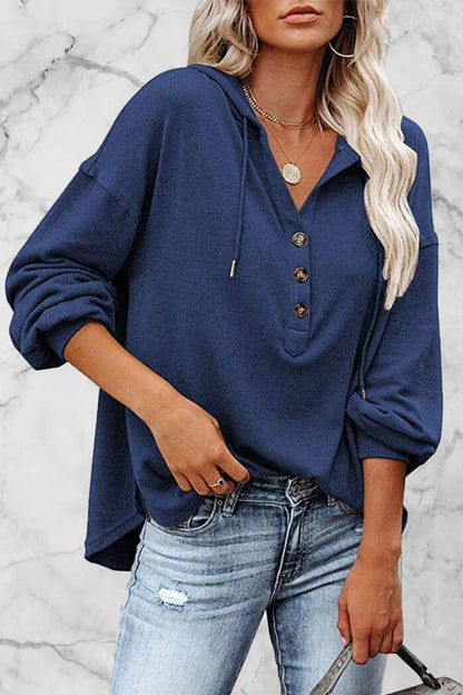 Frenulum V Neck Hoodies(8 Colors)