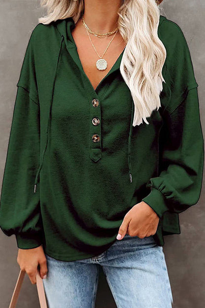 Frenulum V Neck Hoodies(8 Colors)