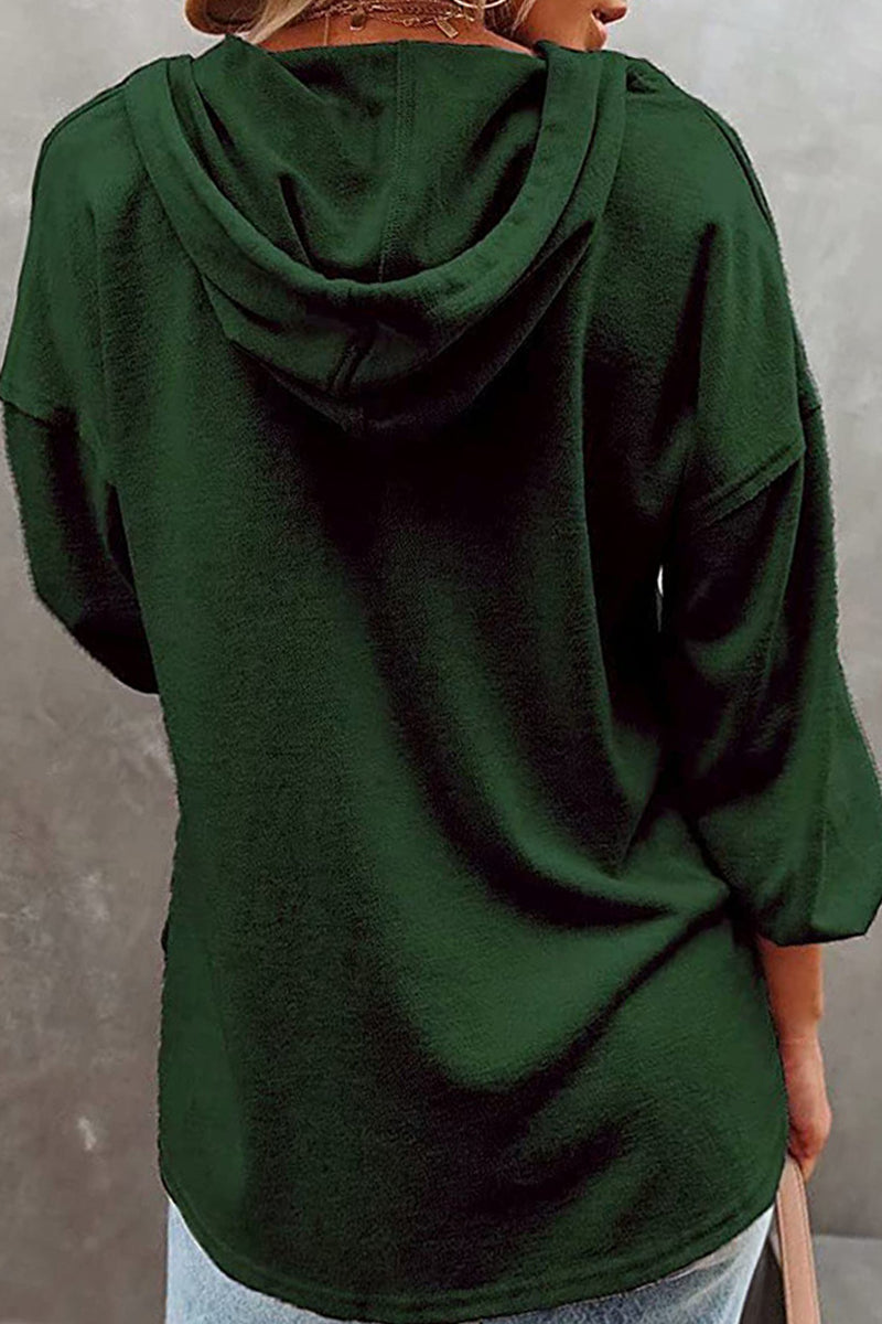 Frenulum V Neck Hoodies(8 Colors)
