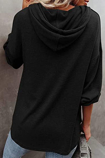 Frenulum V Neck Hoodies(8 Colors)