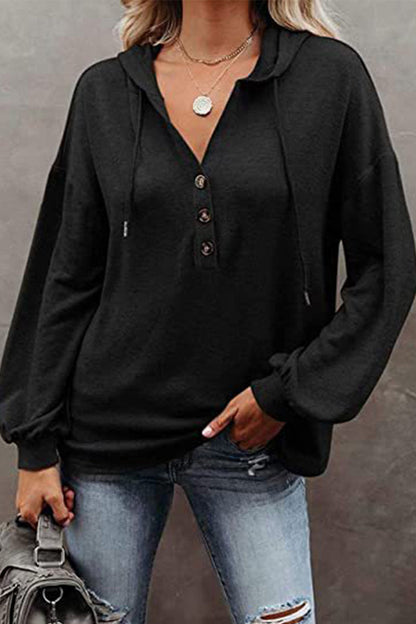 Frenulum V Neck Hoodies(8 Colors)